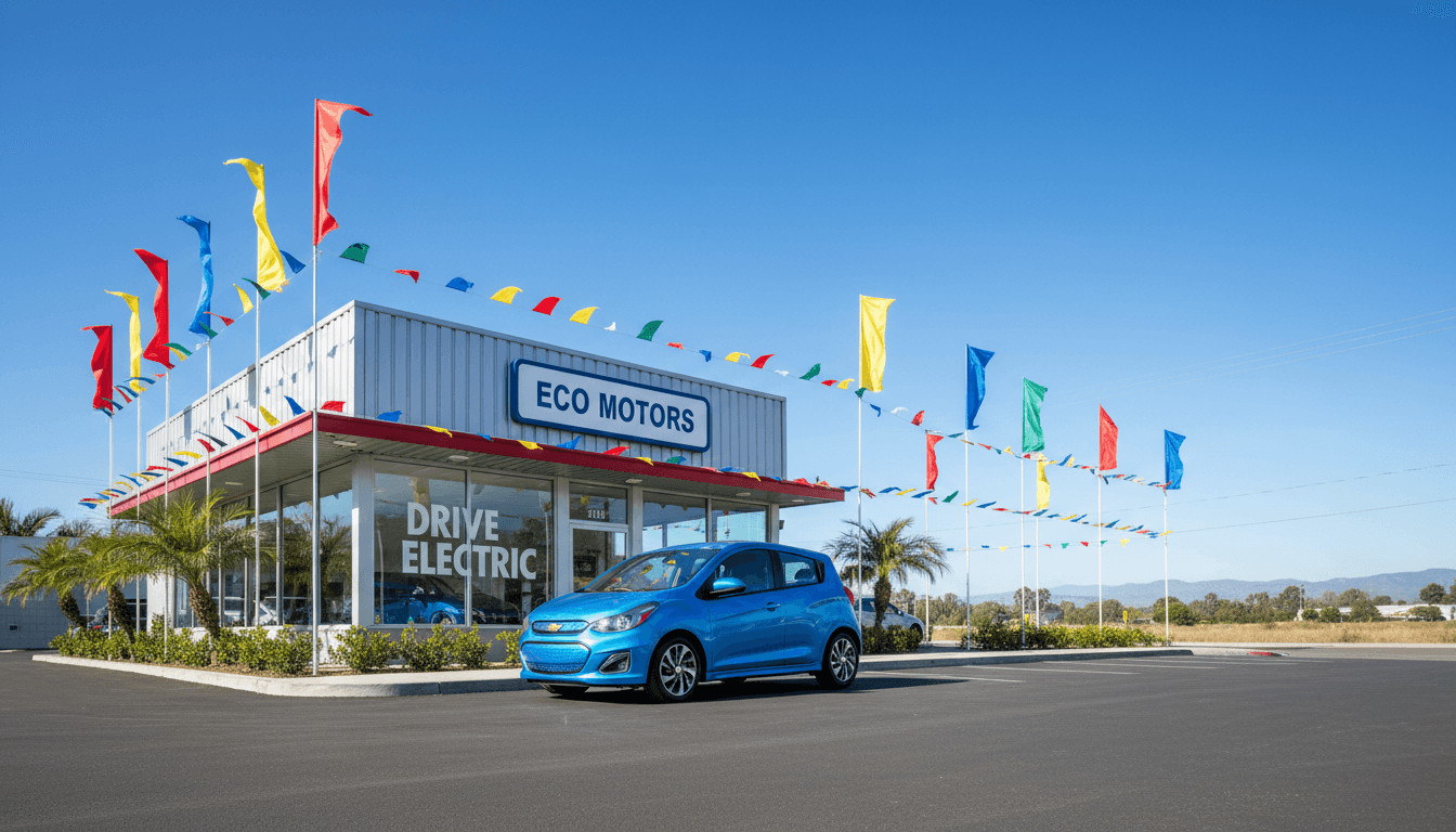 Reliable used car for sale at a buy here pay here dealership in a small Kansas town